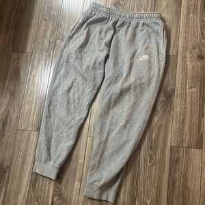 Grey Nike joggers